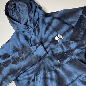 Blue Tie-Dye Hoodie